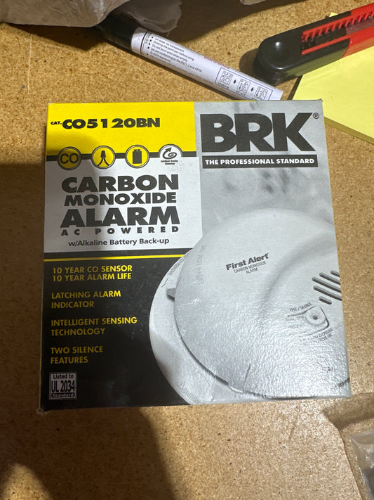 Brk carbon monoxide alarm