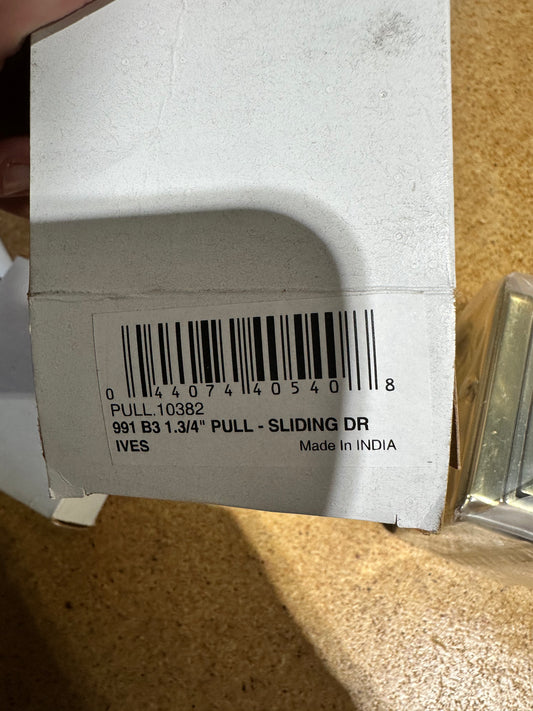 1.3/4” Pull sliding door Ives gold