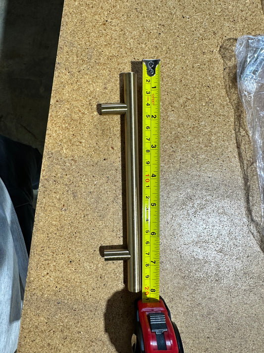 8” gold cabinet pull